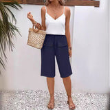 Wide Leg Cropped Pants