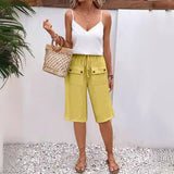 Wide Leg Cropped Pants