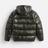 Men's Water-Repellent Quilted Hooded Puffer Jacket