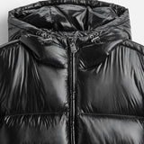 Men's Water-Repellent Quilted Hooded Puffer Jacket