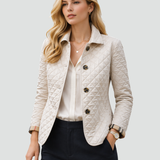Women's Diamond Quilted Regular Fit Button Jacket