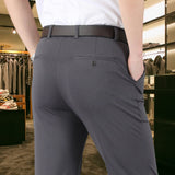 Men's Classic Breathable Stretch Trousers, Multiple Colours