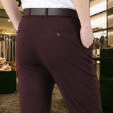 Men's Classic Breathable Stretch Trousers, Multiple Colours
