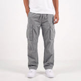 Men's Loose Fit Full-Length Cargo Trousers