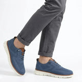 Men's Breathable Knit Walking Sneakers with Flexible Sole
