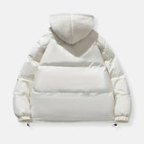 Women's Quilted Winter Jacket with Adjustable Hood