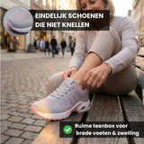 Orthopaedic Knit Sneakers With Cushioned Wide Toe Box