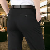 Men's Classic Breathable Stretch Trousers, Multiple Colours
