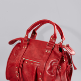 Fringe Detail Satchel Shoulder Bag