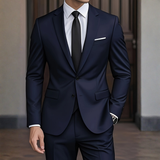 Men's Two-Piece Slim Fit Tailored Suit