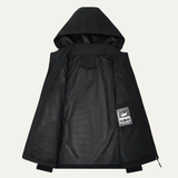 Men's Waterproof Hooded Rain Jacket with Pockets