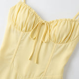 Women's Sleeveless Square Neck Maxi Dress