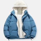 Women's Quilted Winter Jacket with Adjustable Hood