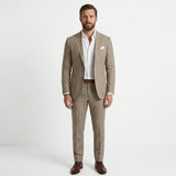 Men's Linen Slim Fit Two-Piece Suit