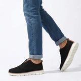Men's Breathable Knit Walking Sneakers with Flexible Sole