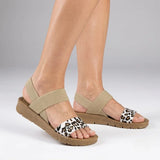 Unisex Slip-On Sandals With Stretch Comfort Straps