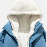 Women's Quilted Winter Jacket with Adjustable Hood
