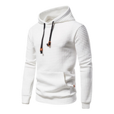Hooded Sweatshirt with Ribbed Cuffs and Pocket