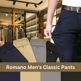 Men's Classic Breathable Stretch Trousers, Multiple Colours