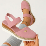 Orthopaedic Platform Sandals with Ventilated Cushioned Sole