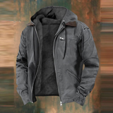 Men's Structured Autumn Jacket with Deep Pockets