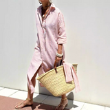 Ladies’ Striped Shirt Dress