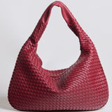 Woven Slouchy Hobo Shoulder Bag