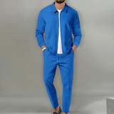 Men's Classic Cardigan and Trouser Set