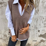 Women's Signature Brown Autumn Jumper