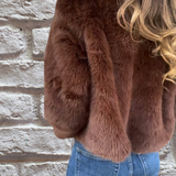 Women's Lightweight Zip Jacket with High Collar