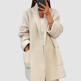 Women's Everyday Camel Autumn Cardigan