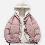 Women's Quilted Winter Jacket with Adjustable Hood