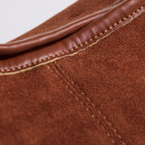 Suede Slouchy Hobo Shoulder Bag