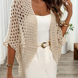 Women's Camel Autumn Beach Cardigan