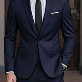 Men's Two-Piece Slim Fit Tailored Suit