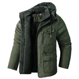 Water-Repellent Fur-Lined Winter Jacket with Pockets
