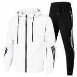 Men's Two-Piece Cotton Blend Tracksuit Set