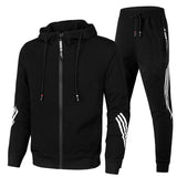 Men's Two-Piece Cotton Blend Tracksuit Set