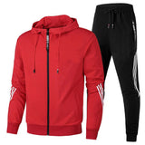 Men's Two-Piece Cotton Blend Tracksuit Set