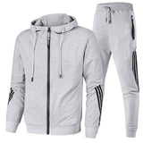 Men's Two-Piece Cotton Blend Tracksuit Set