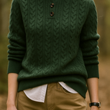 Women's Grey Cashmere Autumn Jumper