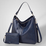 Women's Elegant Black Leather Bag