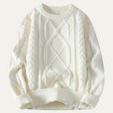 Men's Chunky Cable Knit Winter Sweater