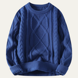 Men's Chunky Cable Knit Winter Sweater