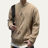 Men's Chunky Cable Knit Winter Sweater