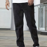 Men's Relaxed Loose Fit Denim Jeans