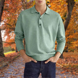 Men's Polo Collar Sweater in Seven Colours