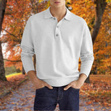 Men's Polo Collar Sweater in Seven Colours