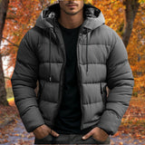 Waterproof Insulated Winter Jacket with Adjustable Hood
