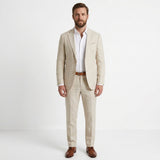 Men's Linen Slim Fit Two-Piece Suit